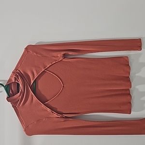 Venus size XS orange long sleeve shirt